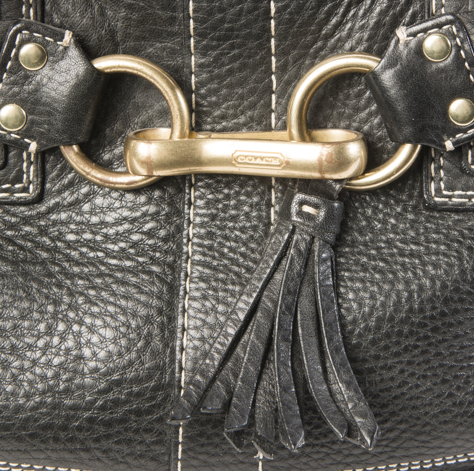 Coach Hamptons Leather Handbag