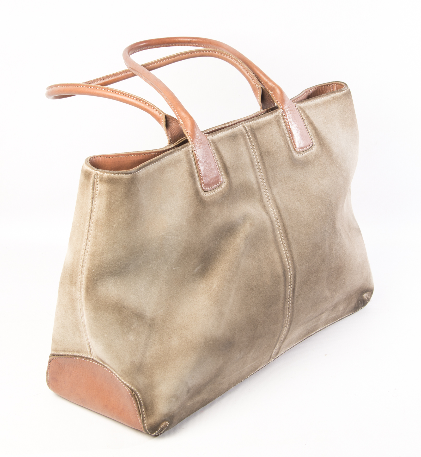 Cole Haan Suede and Leather Tote