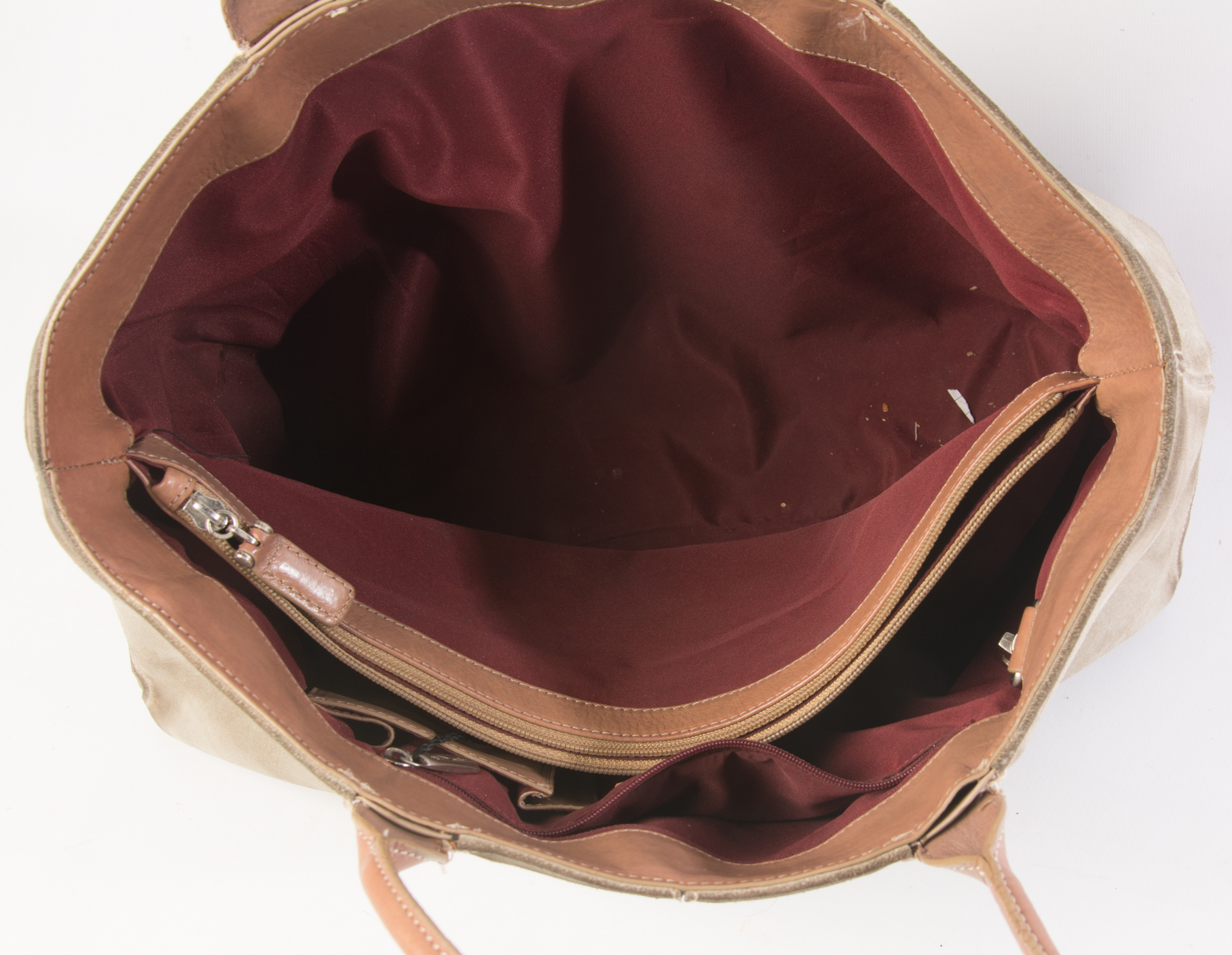 Cole Haan Suede and Leather Tote