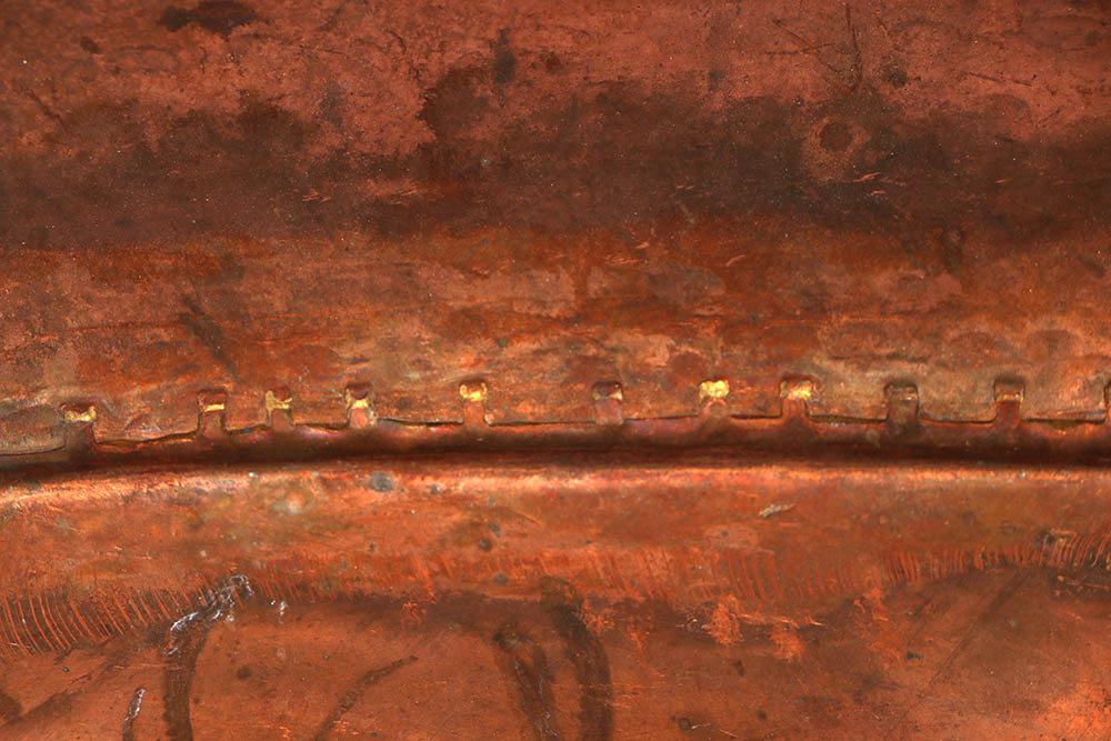 Oval Copper Tub with Handles