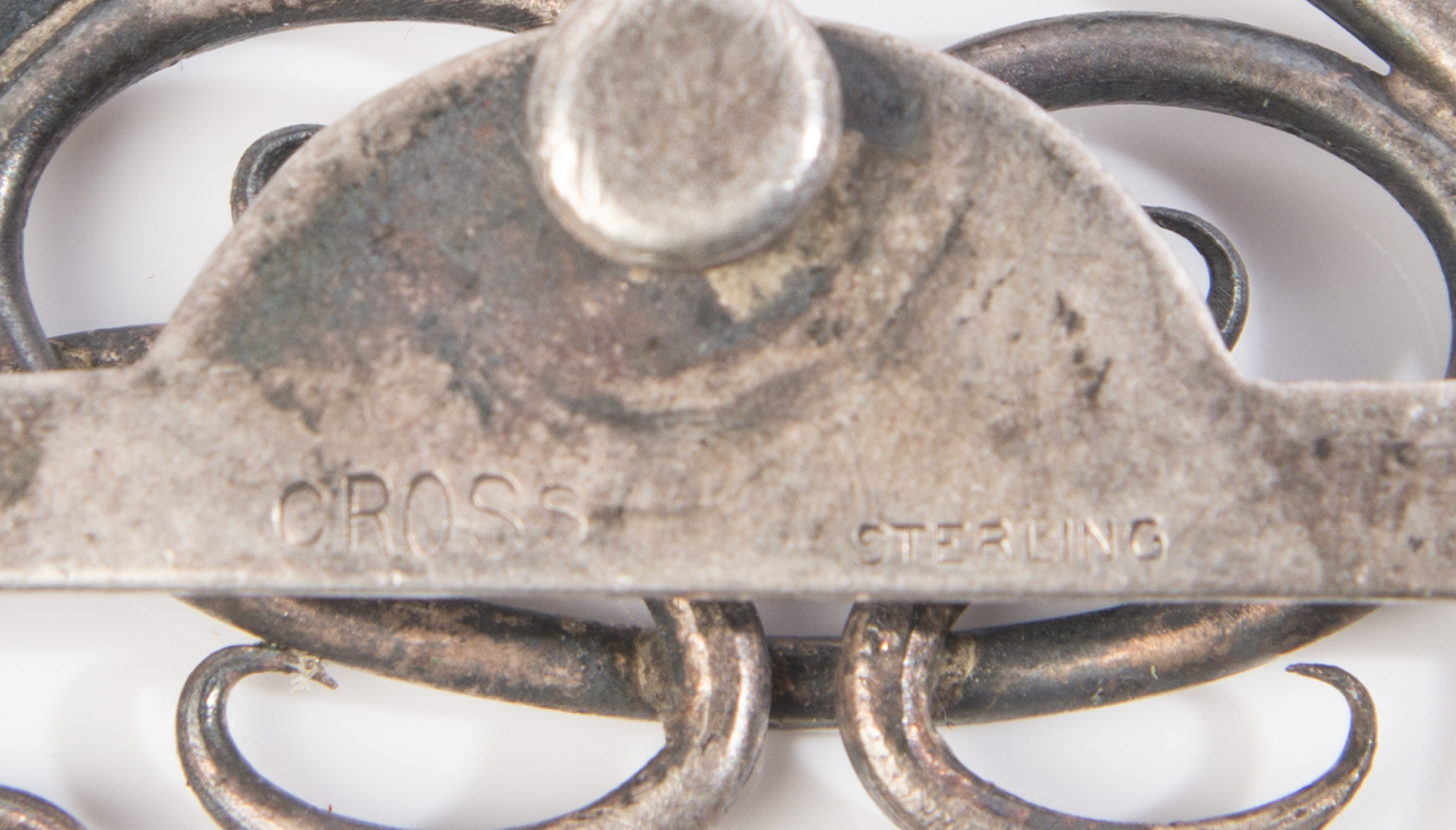 Sterling Monogram Belt Buckle