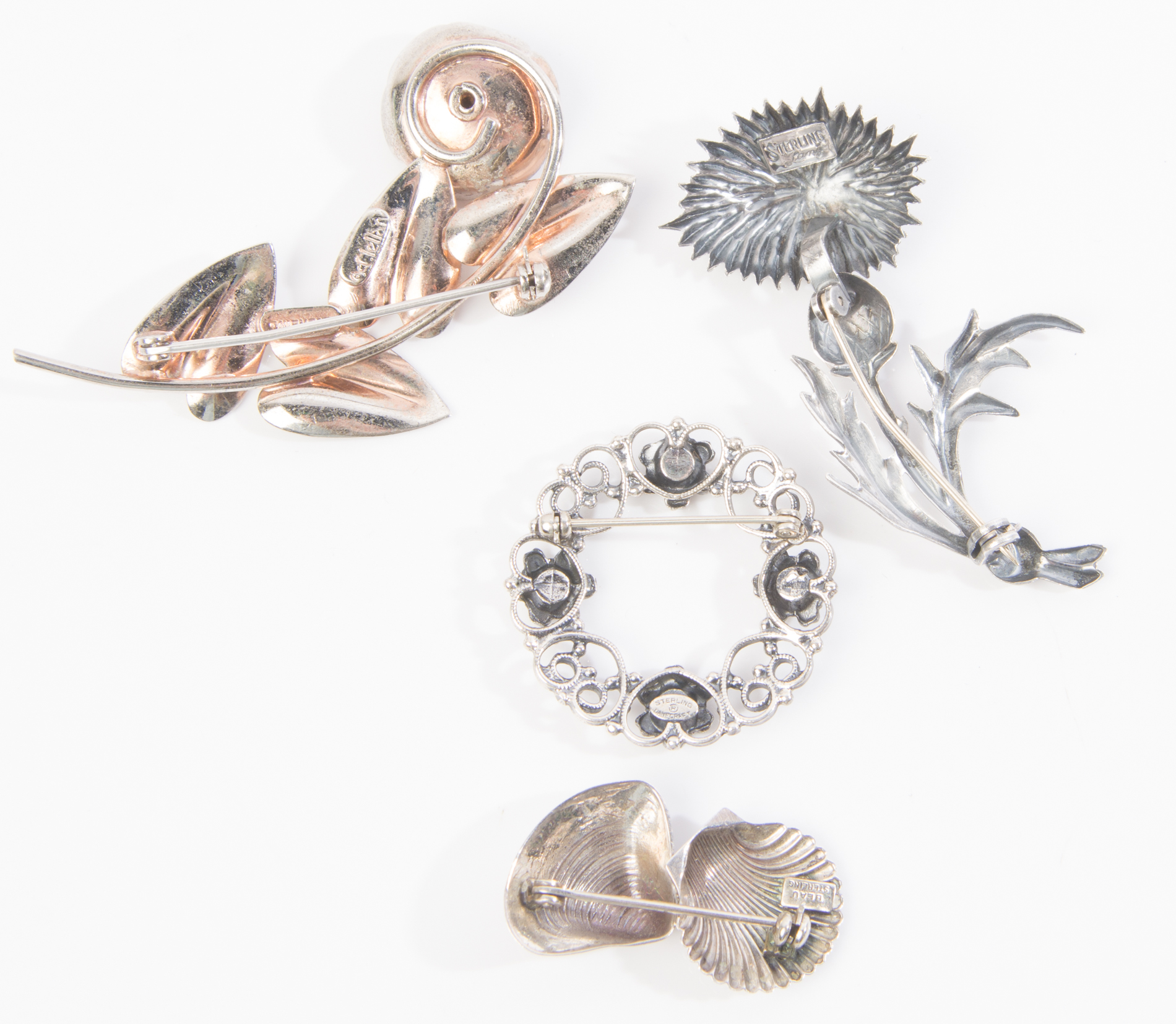 Sterling Silver Brooches