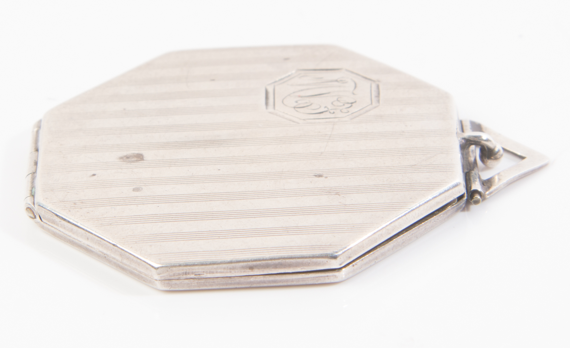 Sterling Silver Monogrammed Locket