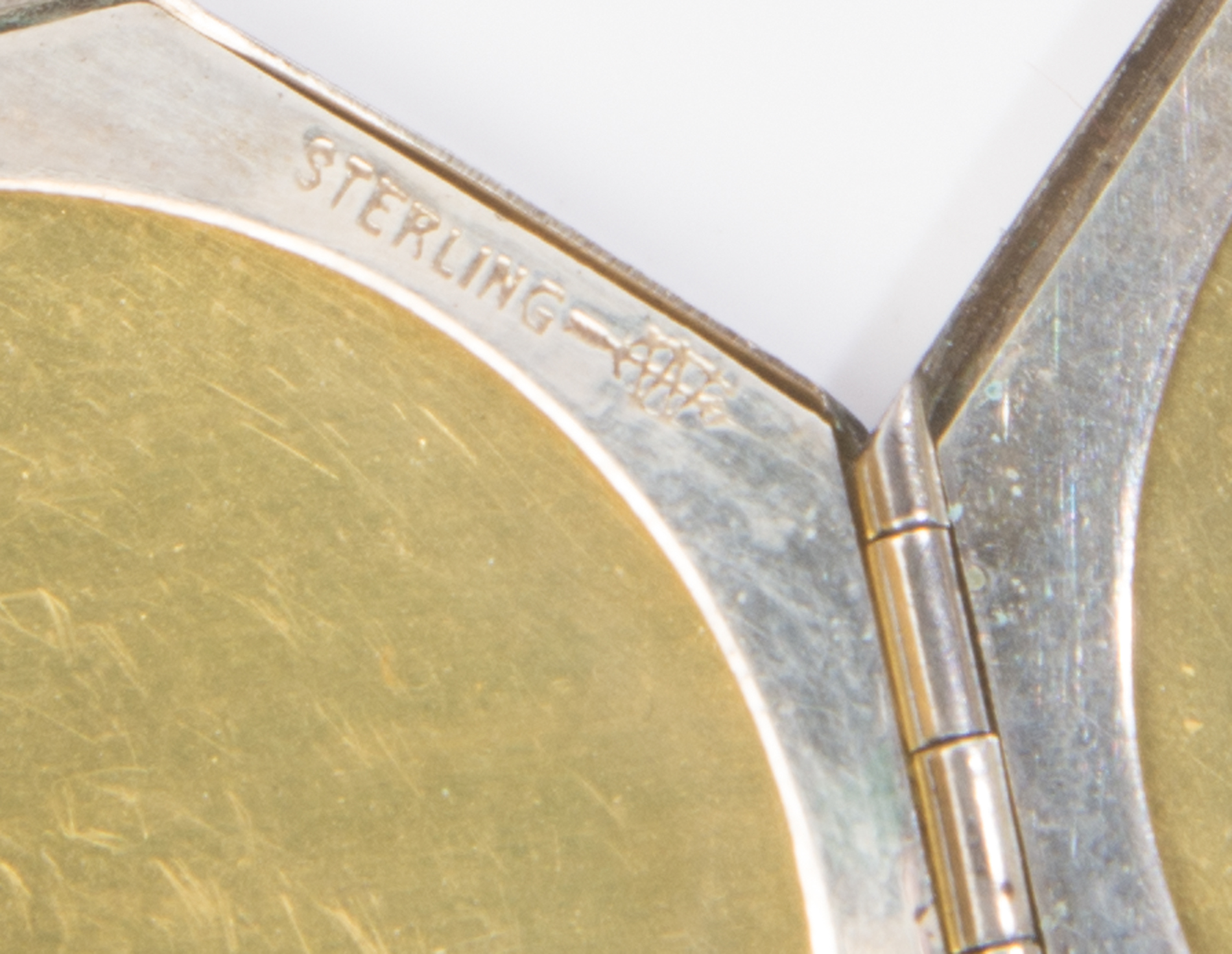 Sterling Silver Monogrammed Locket