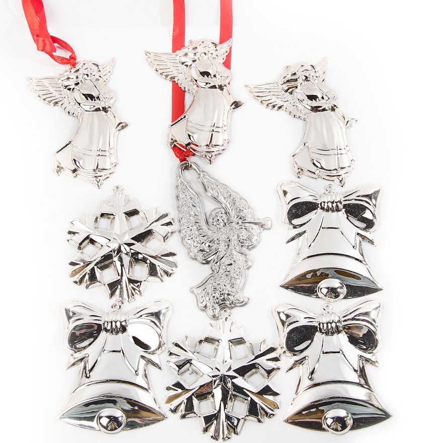 Silver Plated Ornaments Featuring Towle