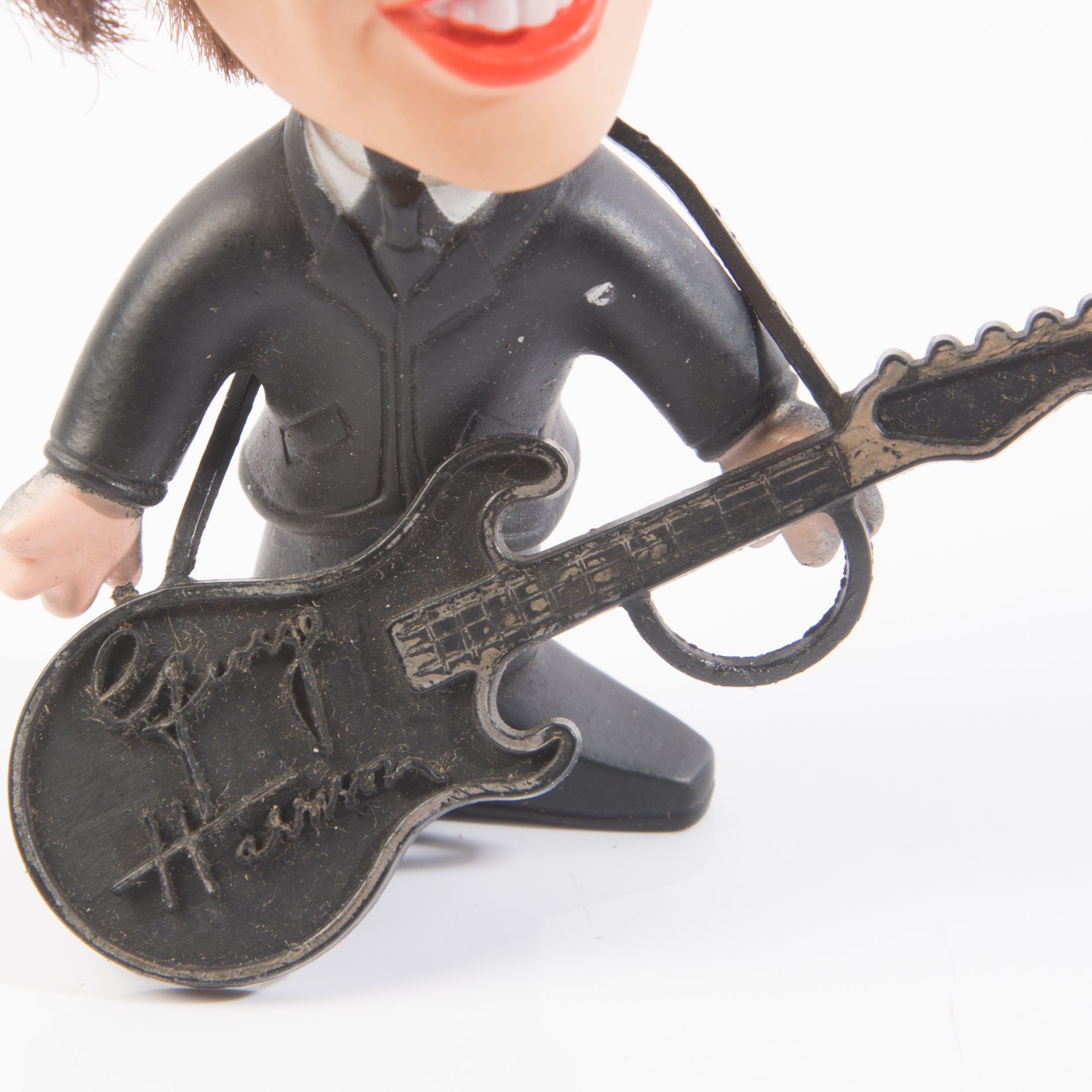 Vintage Acrylic George Harrison Beatle Figurine
