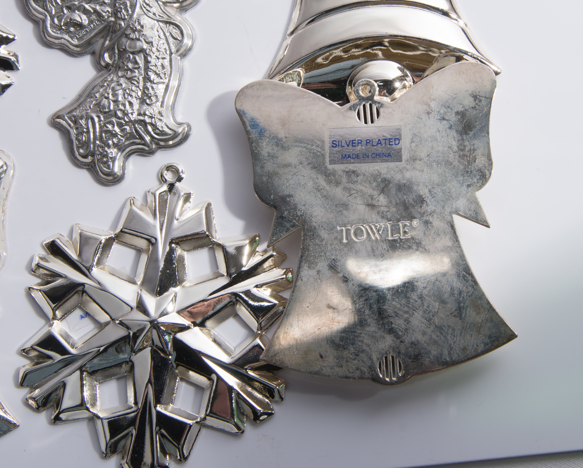 Silver Plated Ornaments Featuring Towle