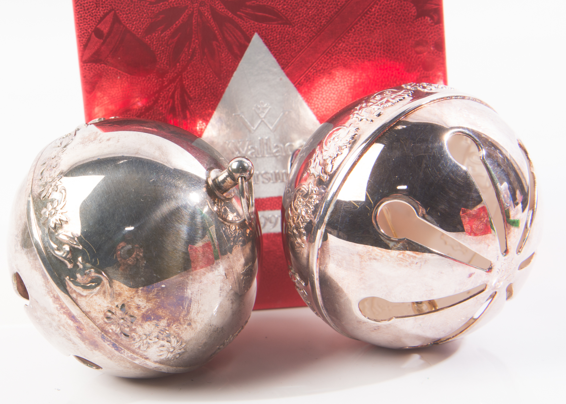 Wallace Silver Plated Annual Bell Ornaments