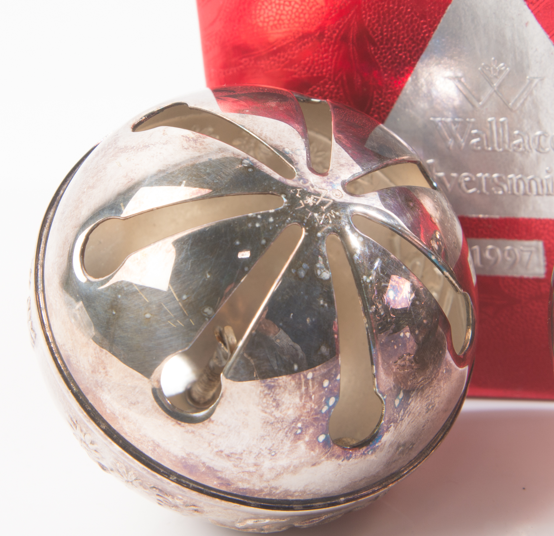 Wallace Silver Plated Annual Bell Ornaments