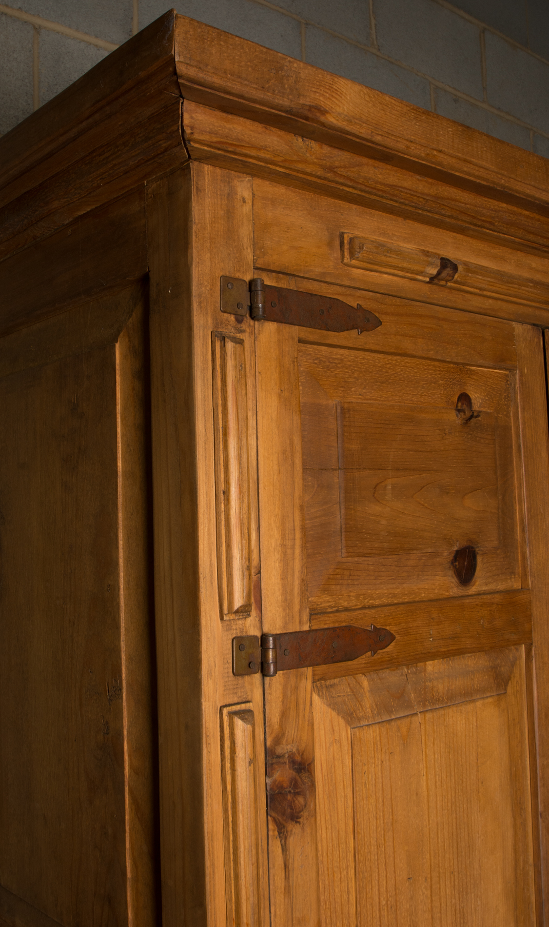 Provincial Style Pine Entertainment Armoire