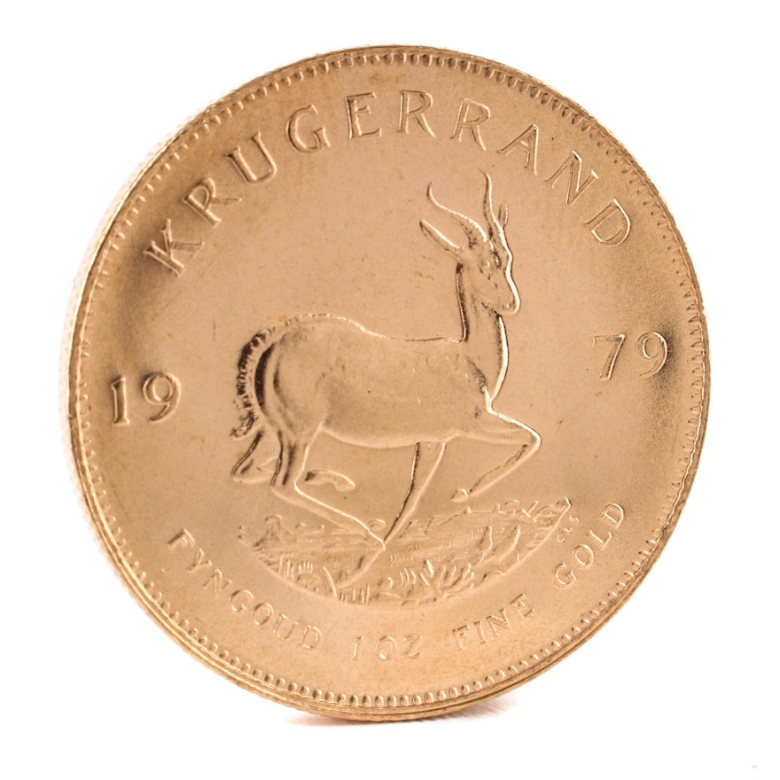 1979 South African 1 Ounce Fine Gold Krugerrand Coin