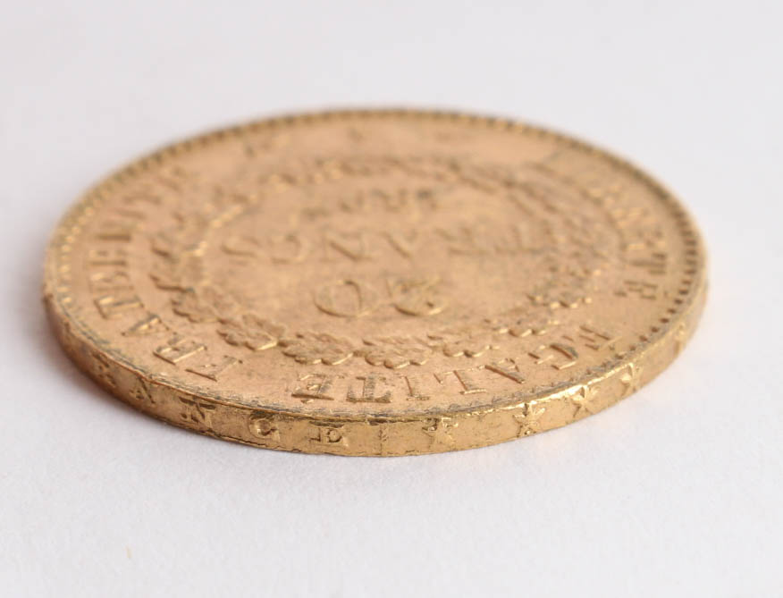 1897 France 20 Francs Gold Coin