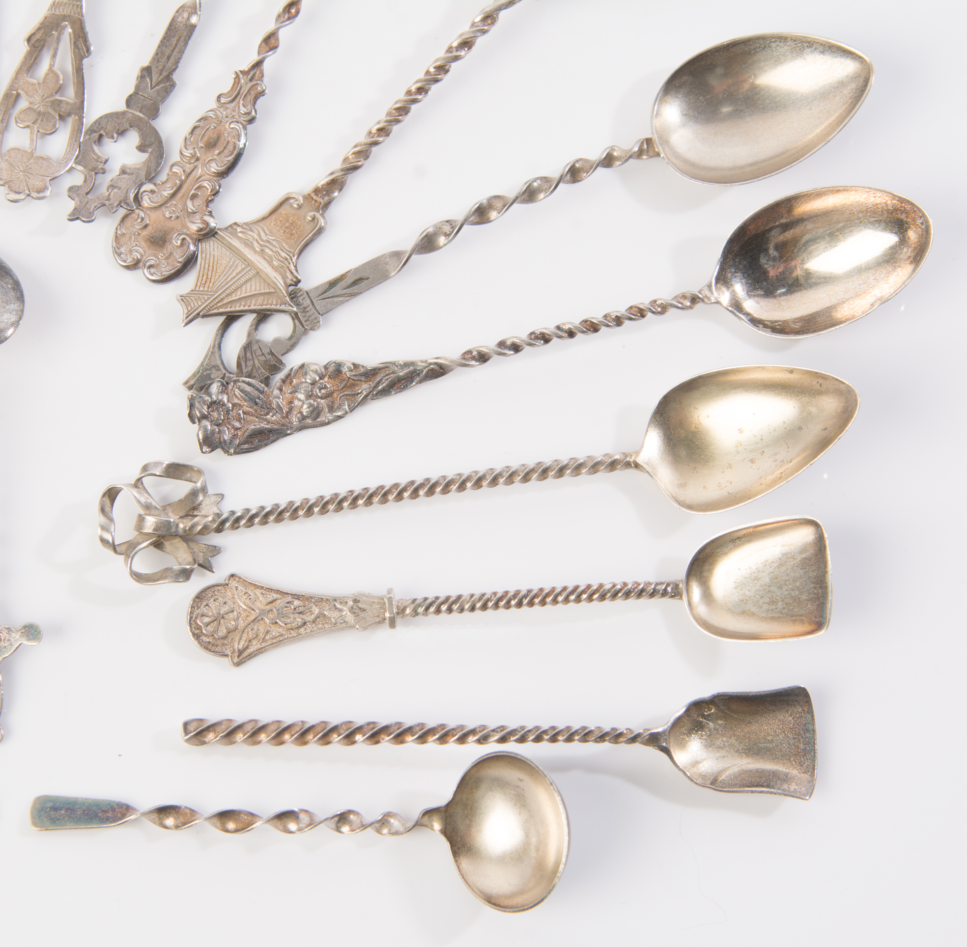 Vintage Sterling Demitasse and Salt Spoons