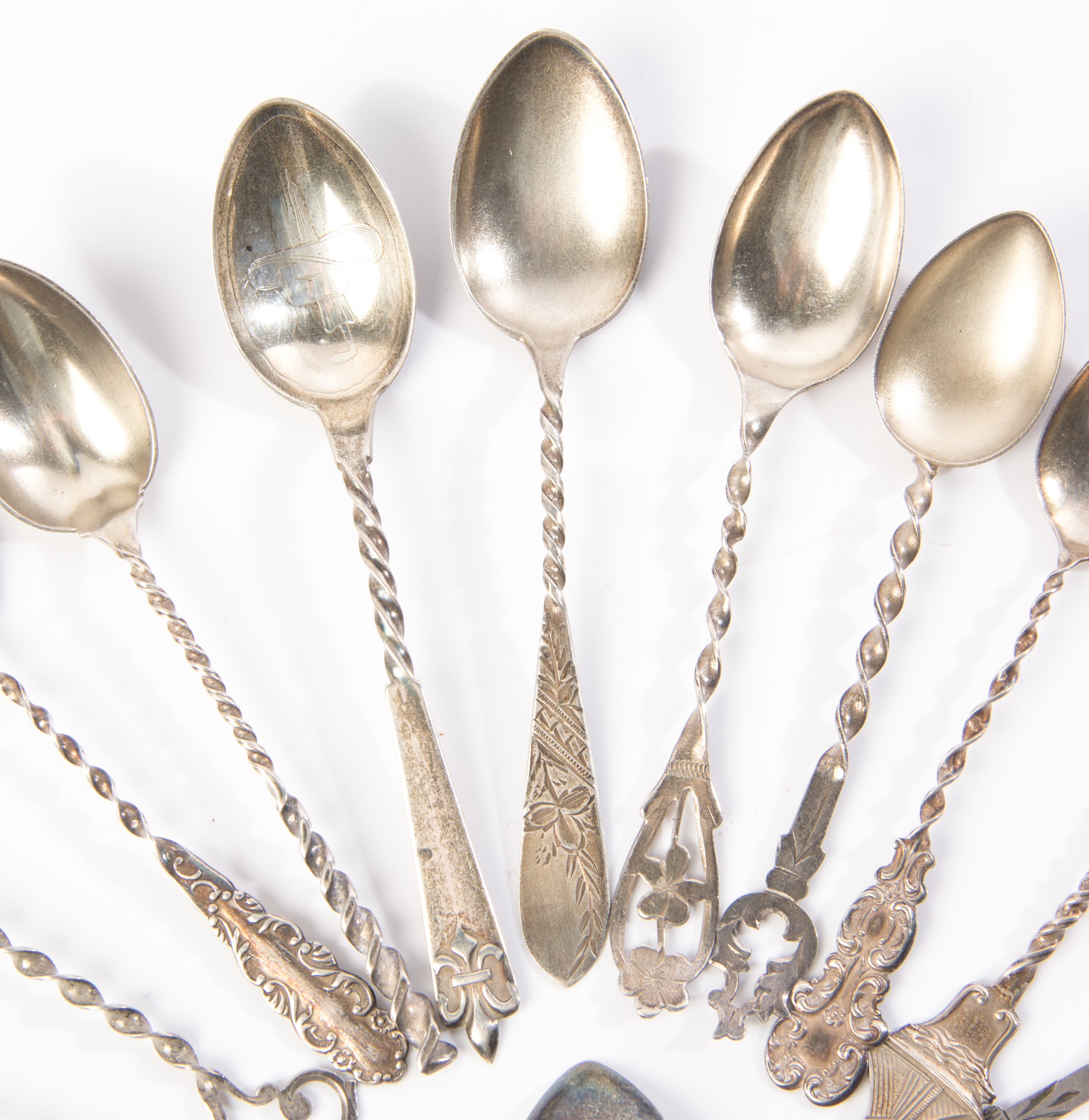 Vintage Sterling Demitasse and Salt Spoons