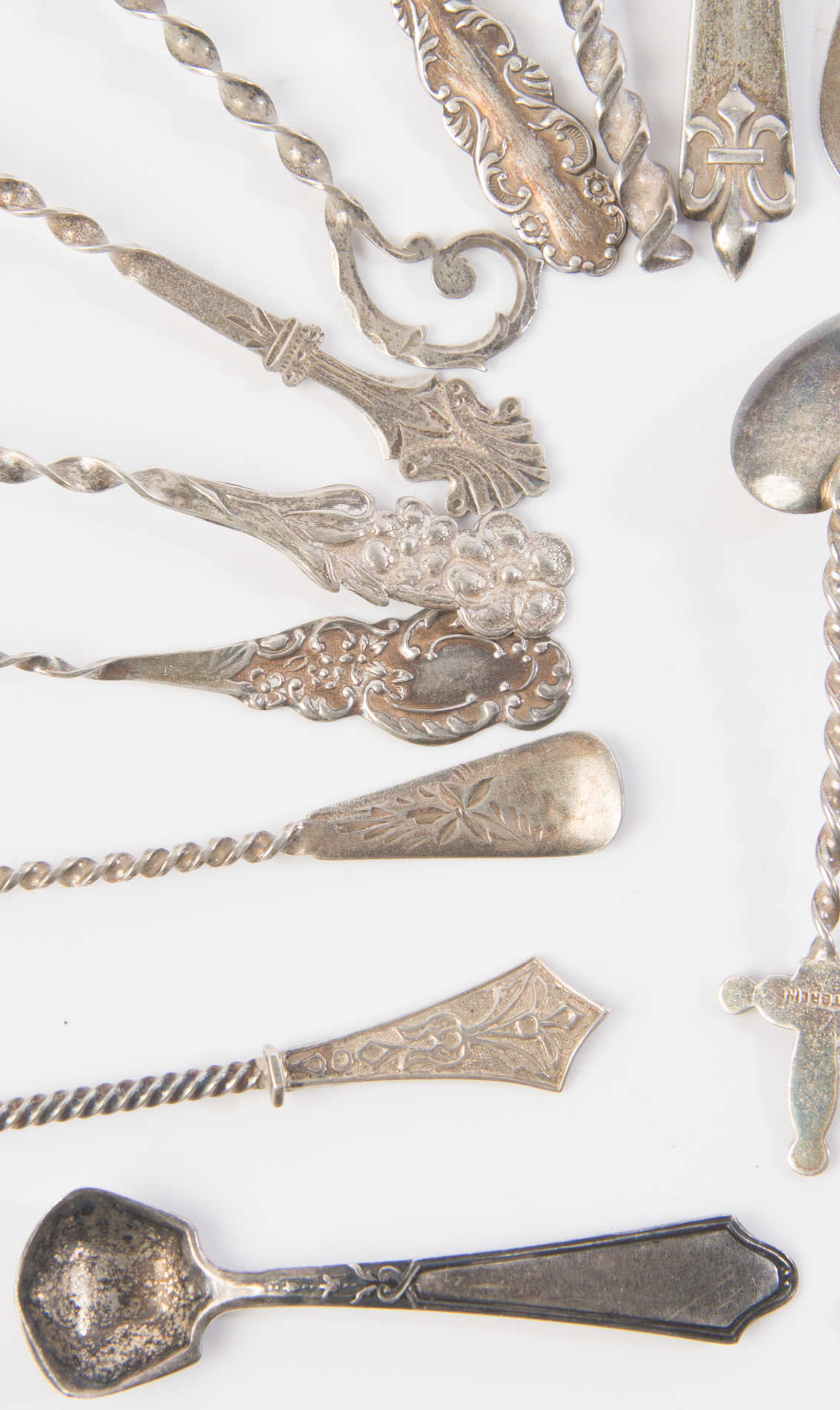 Vintage Sterling Demitasse and Salt Spoons