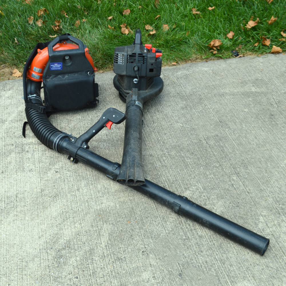 Husqvarna 125BT Backpack Blower and Craftsman Gas Blower/Vac