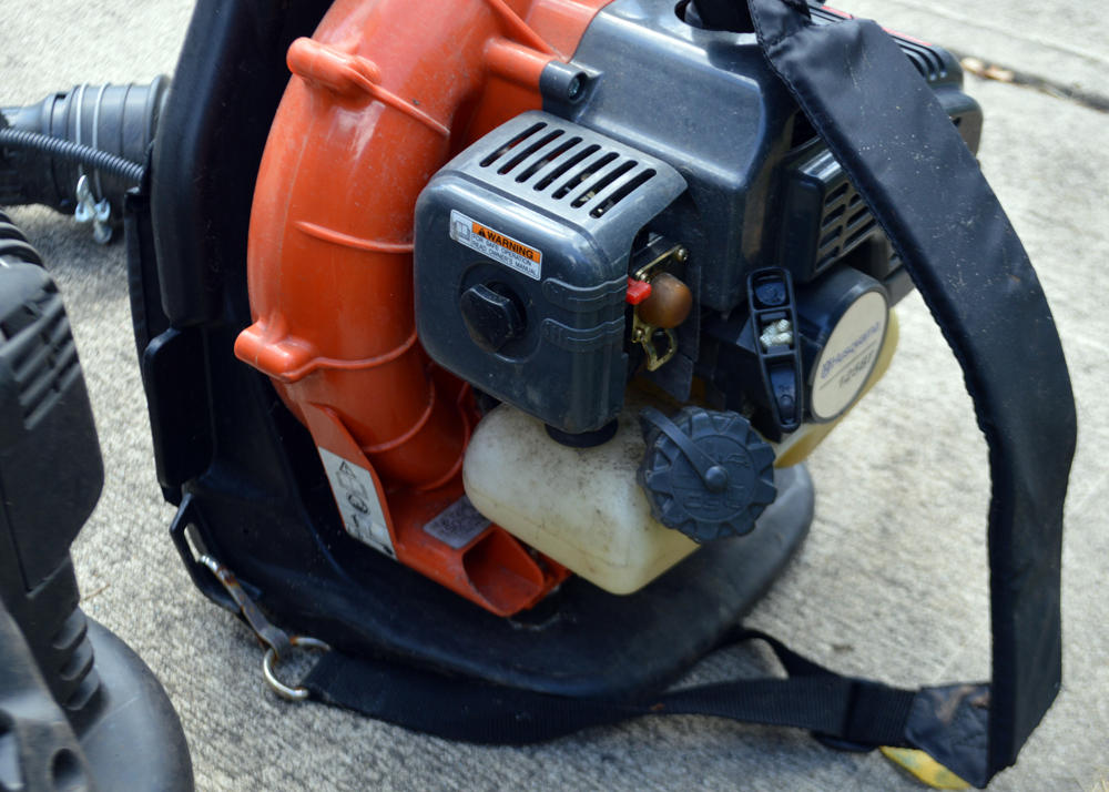Husqvarna 125BT Backpack Blower and Craftsman Gas Blower/Vac