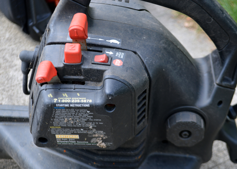 Husqvarna 125BT Backpack Blower and Craftsman Gas Blower/Vac