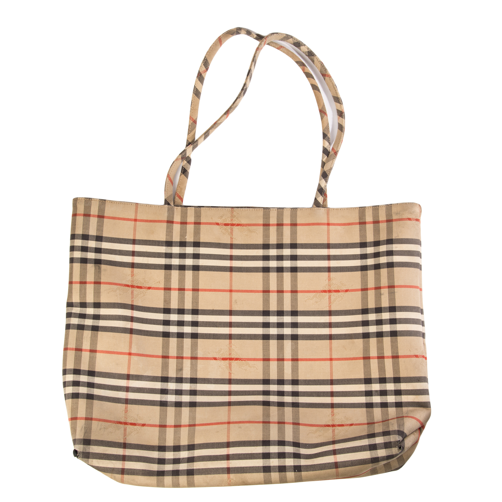 Burberry Haymarket Check Canvas Tote