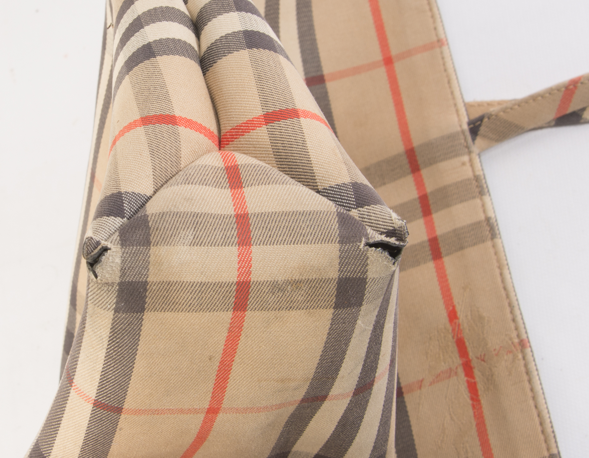 Burberry Haymarket Check Canvas Tote