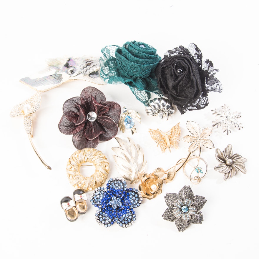 Costume Pins and Brooches