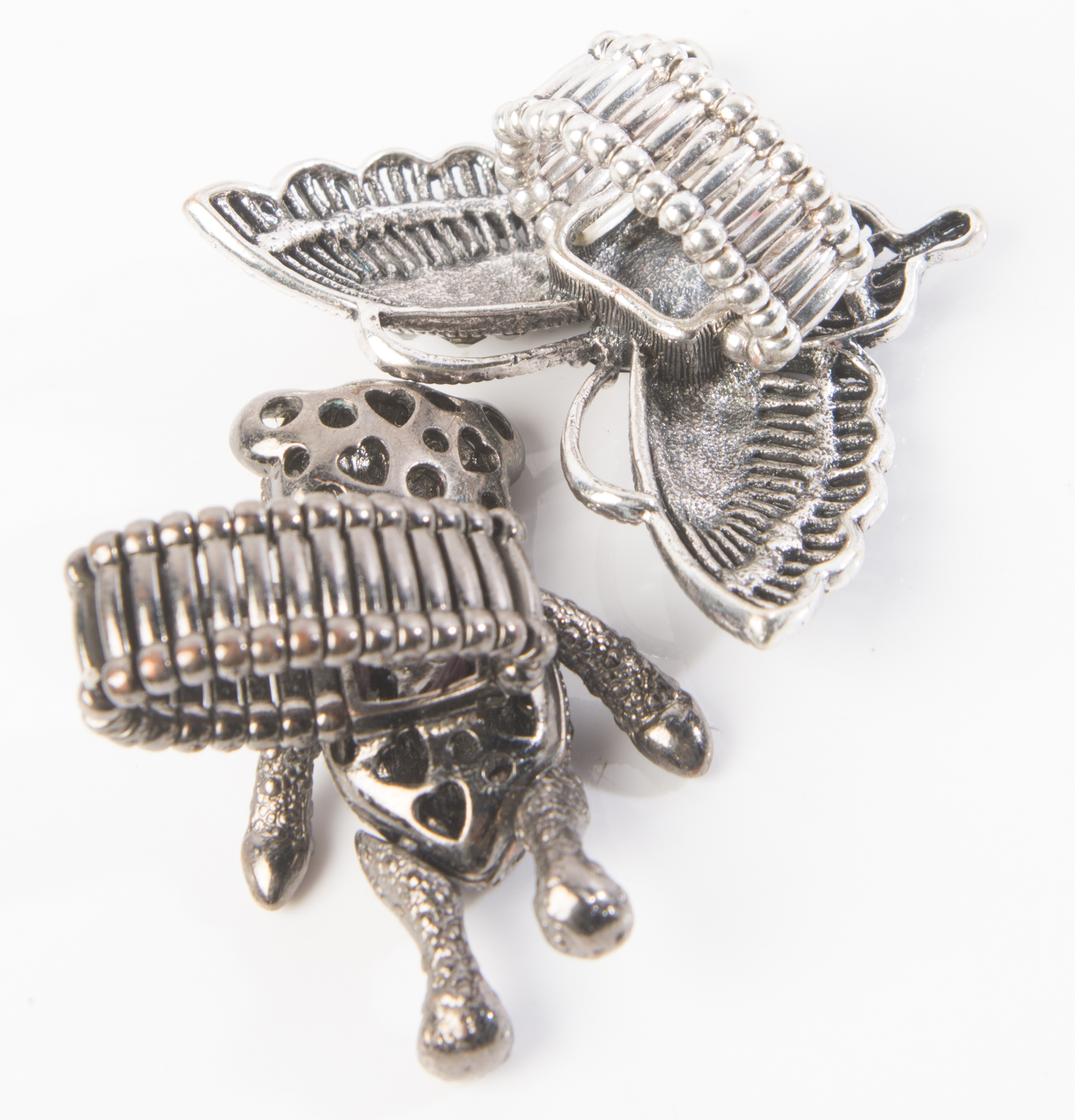 Rhinestone Costume Statement Rings