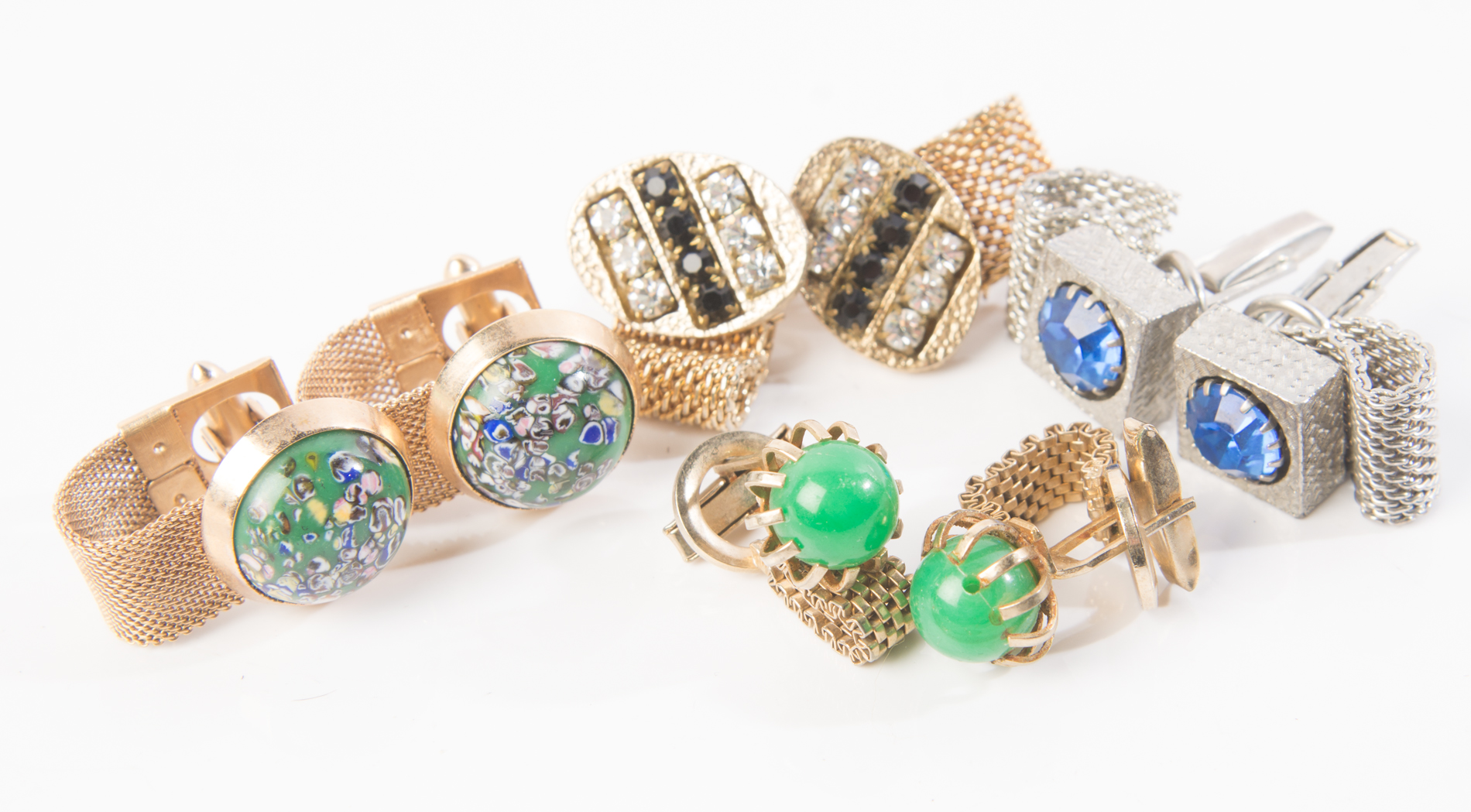 Men's Vintage Costume Cuff Links