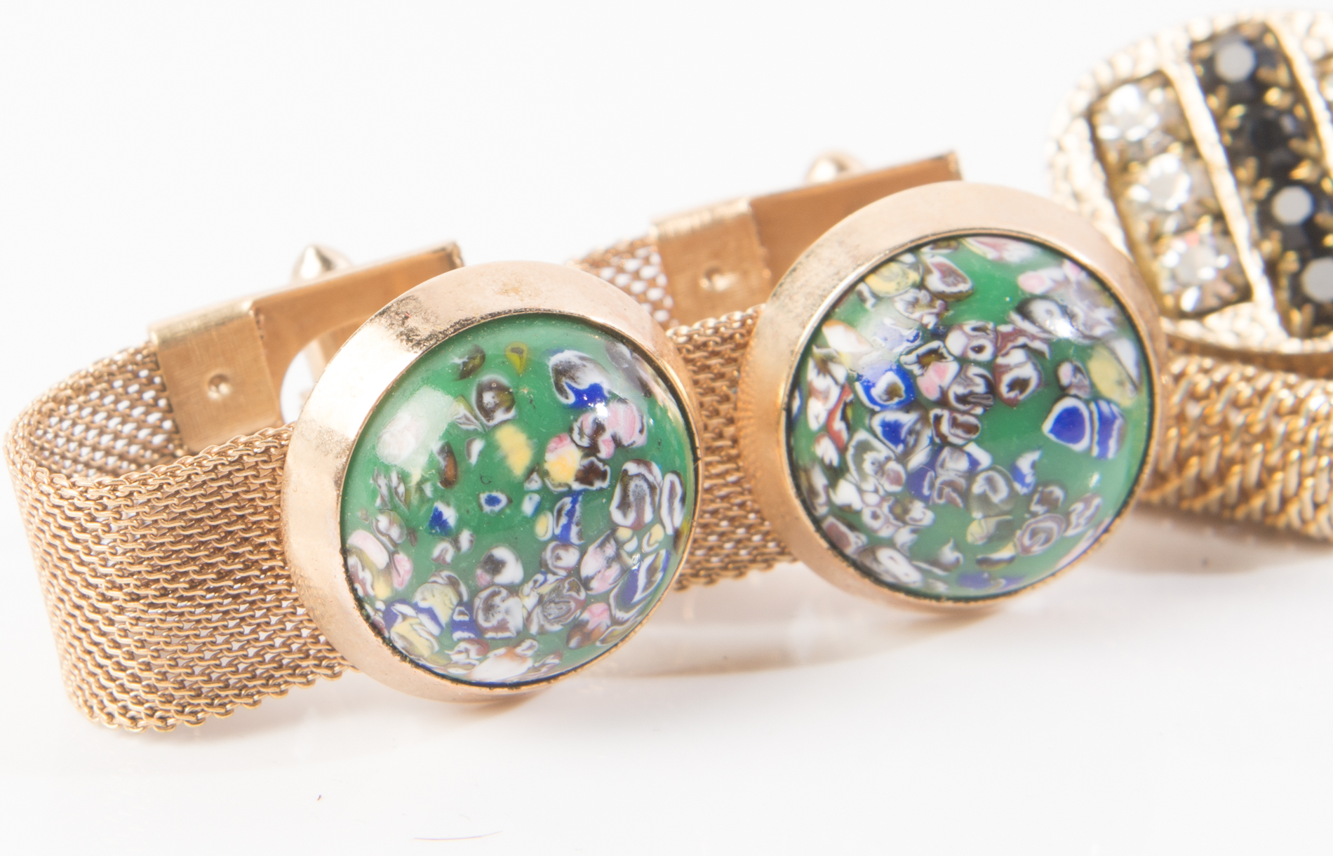 Men's Vintage Costume Cuff Links