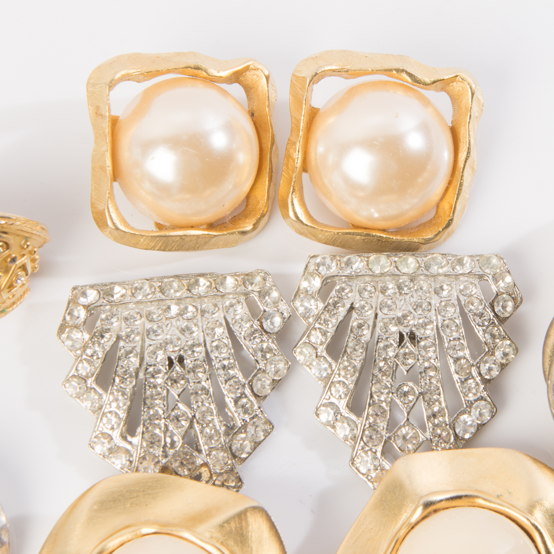 Rhinestone Clip-On Earring Collection