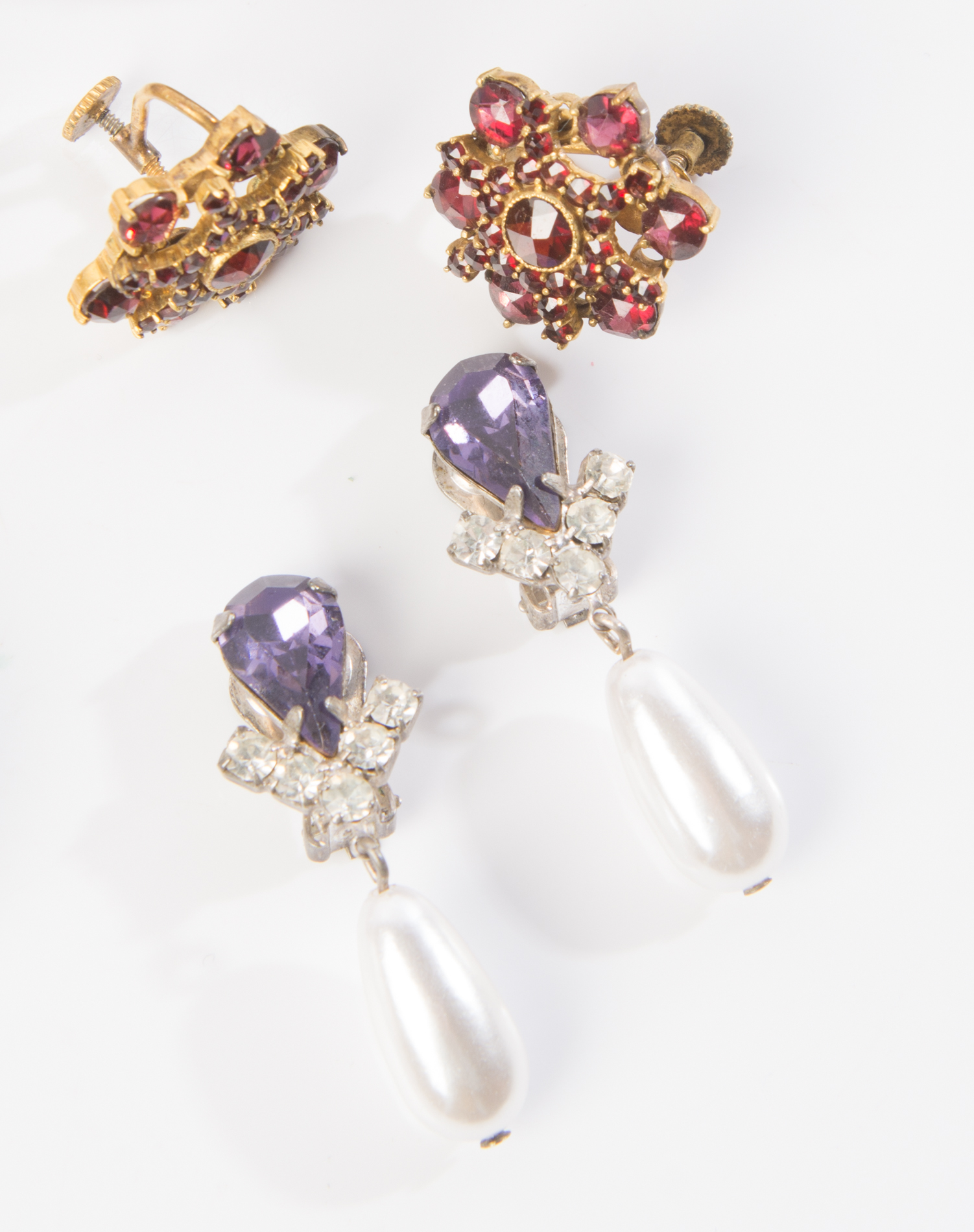 Rhinestone Clip-On Earring Collection