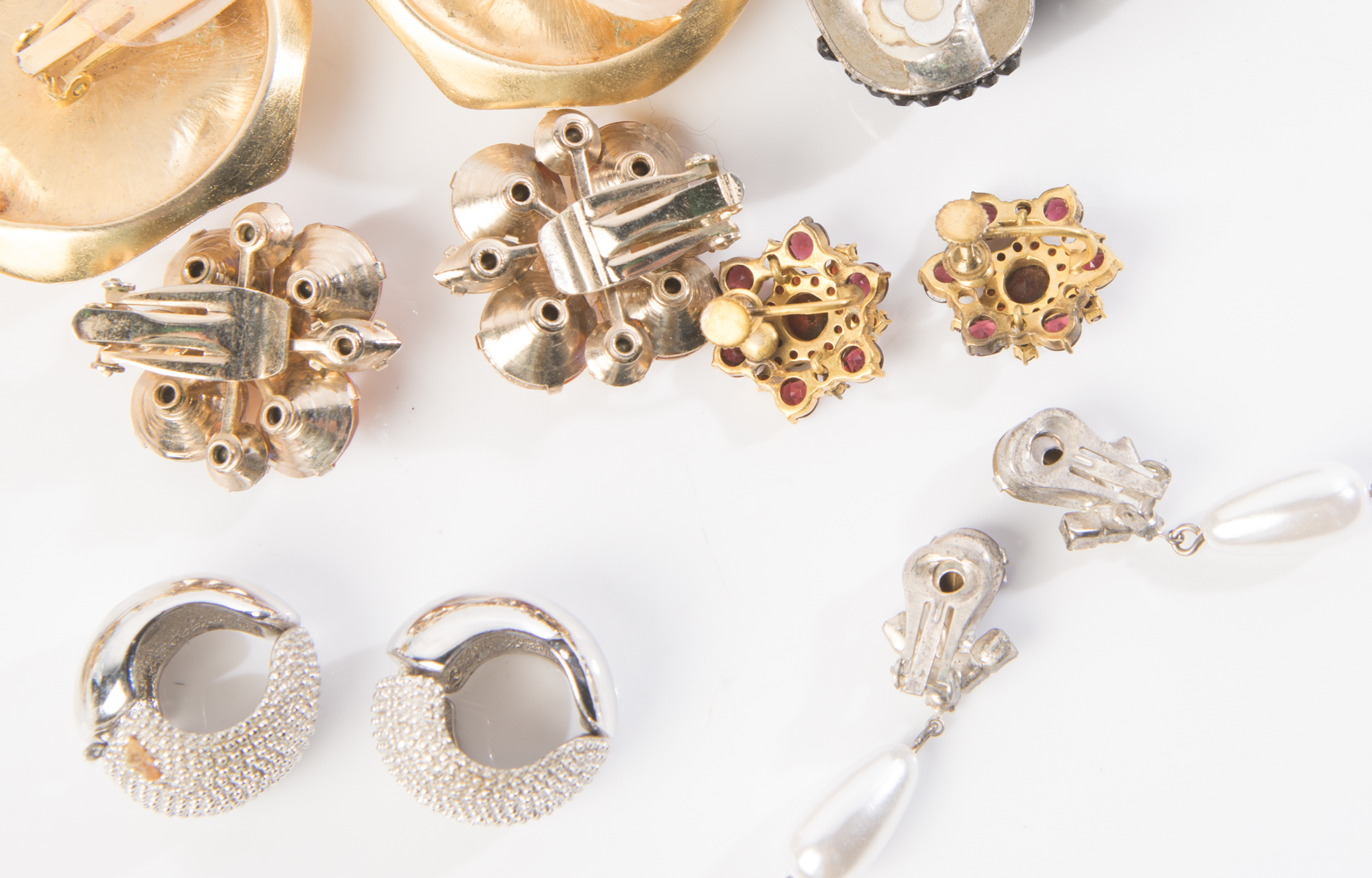 Rhinestone Clip-On Earring Collection