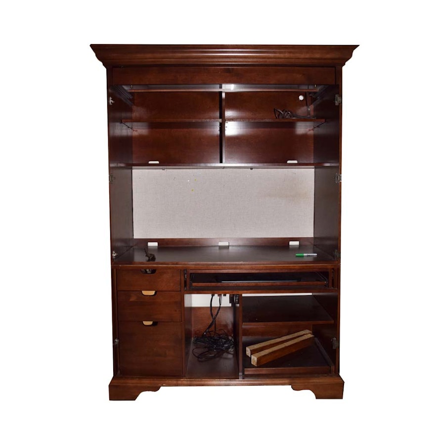 Contemporary Computer Cabinet by Sligh