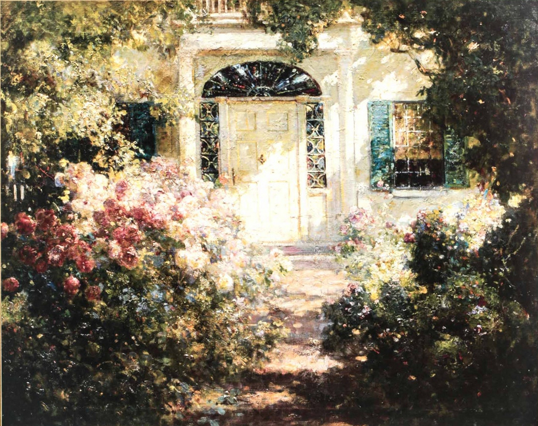 Framed Print "Doorway and Garden" after Abbott Fuller Graves