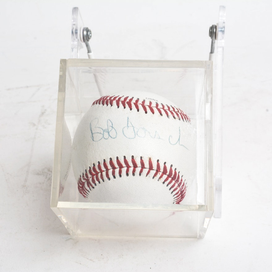 Signed Bob Forsch Baseball