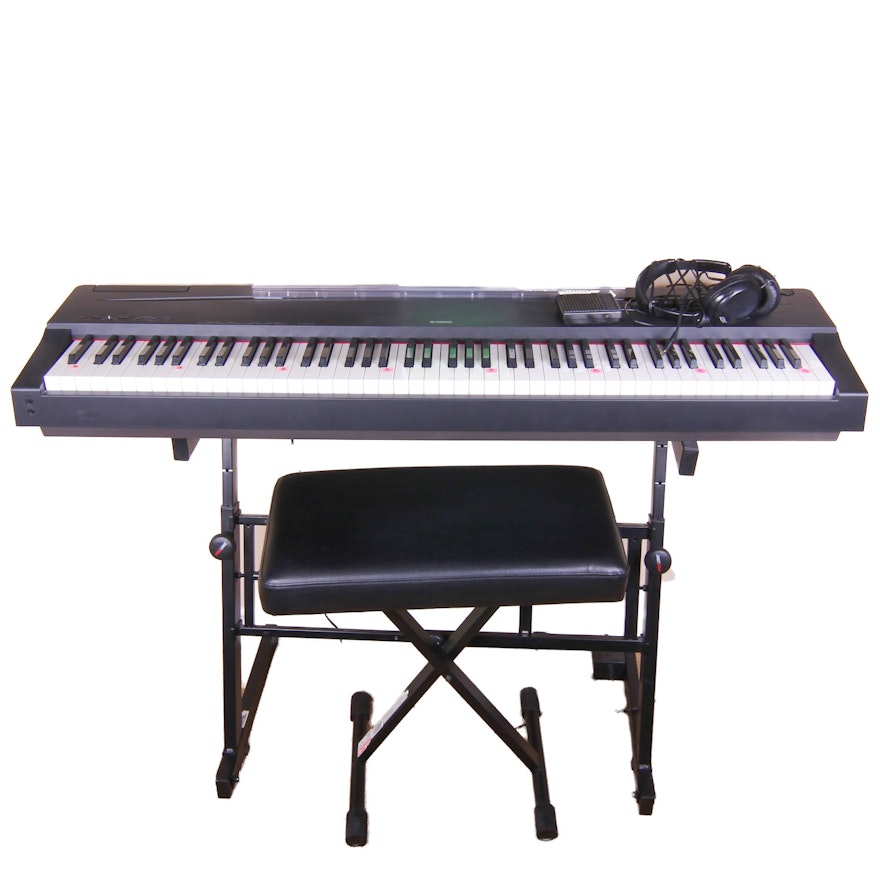Yamaha Electronic Piano, Stand and Seat