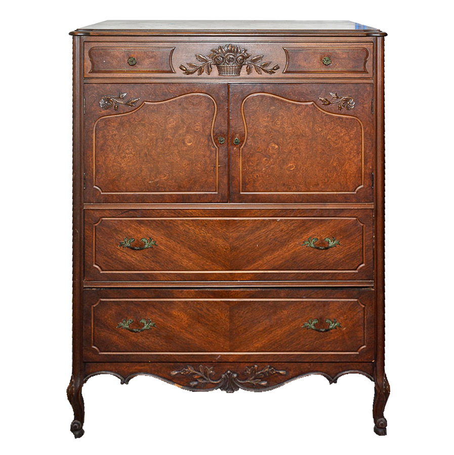 Vintage Louis XV Style Chest of Drawers by Landstrom Furniture