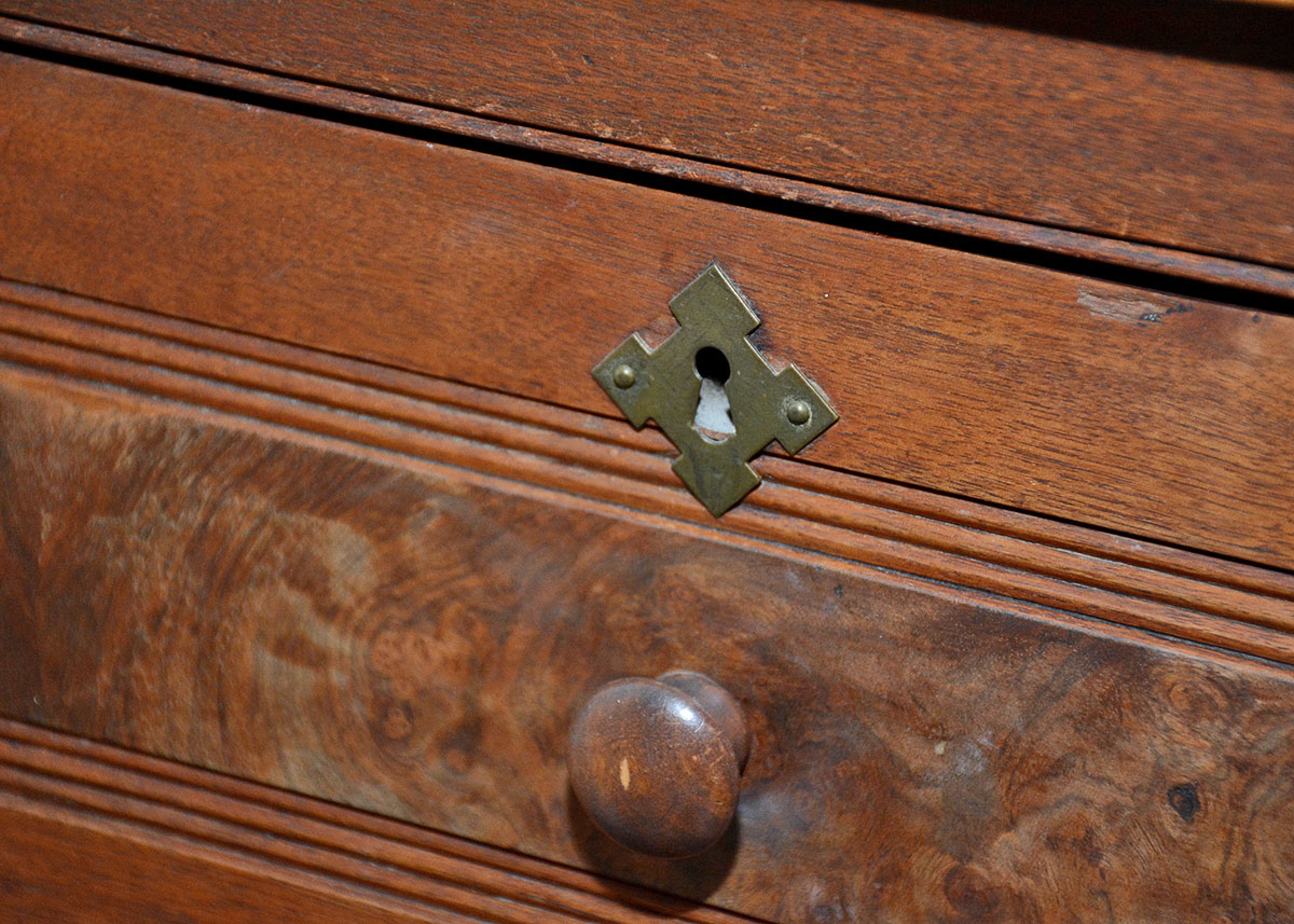 Antique Victorian Mahogany Chest