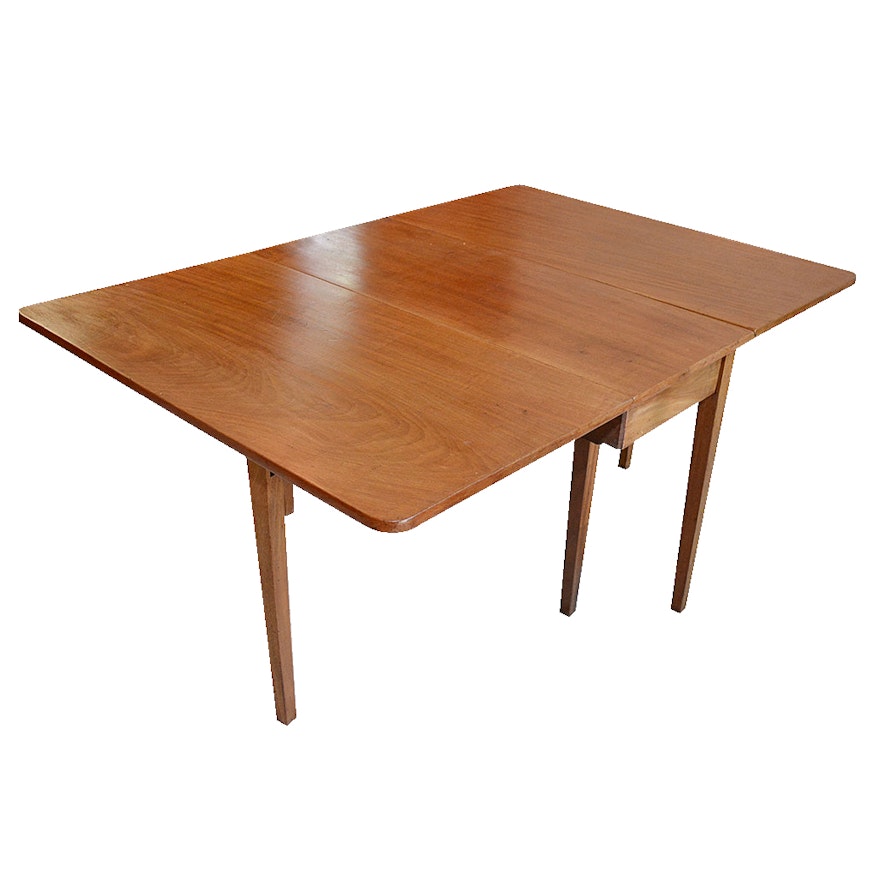 Vintage Walnut Drop Leaf Table