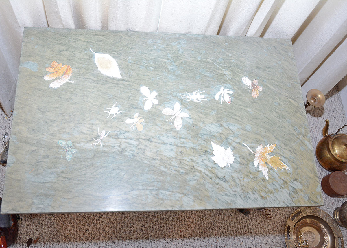 Martelli Emilio Italian Scagliola Accent Table