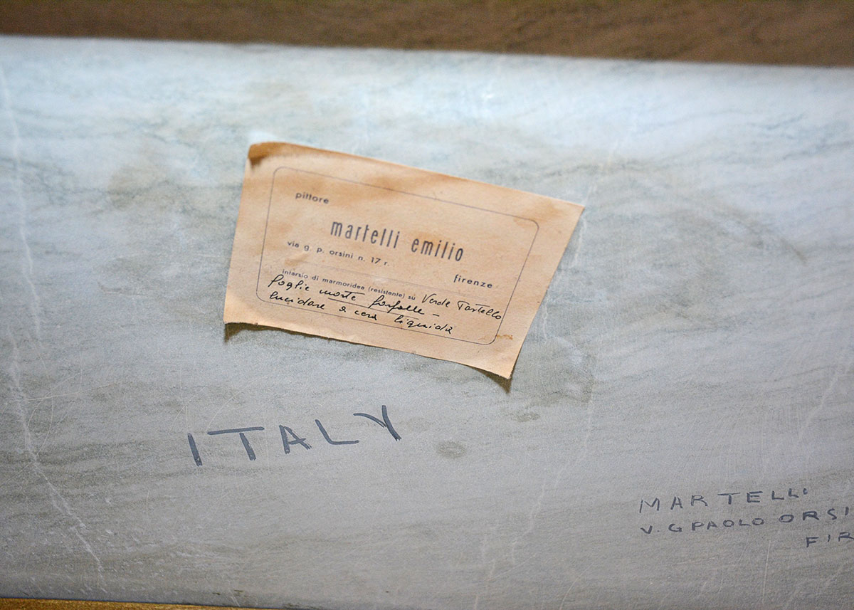 Martelli Emilio Italian Scagliola Accent Table