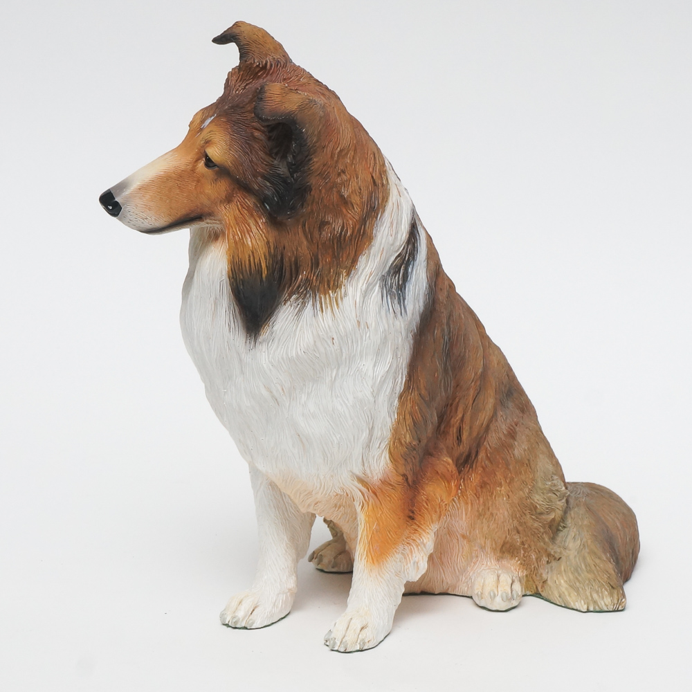 The Danbury Mint "Sheltie" Dog Statue