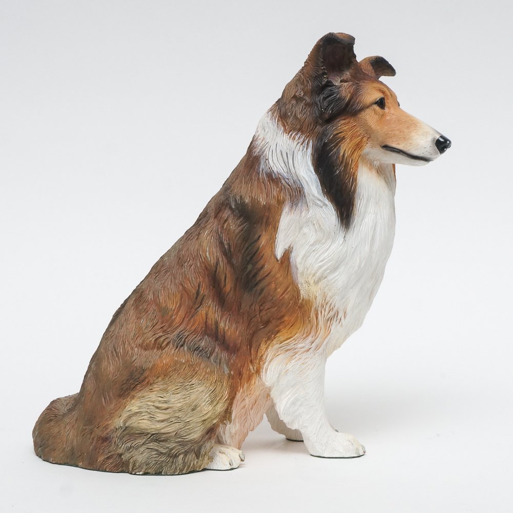 The Danbury Mint "Sheltie" Dog Statue