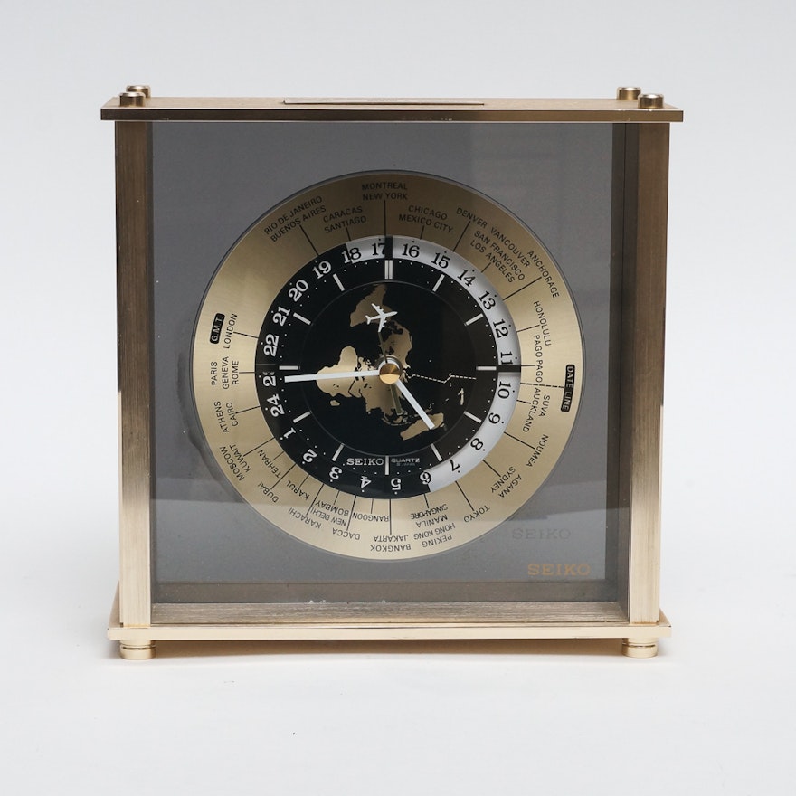 Seiko Mantel World Clock