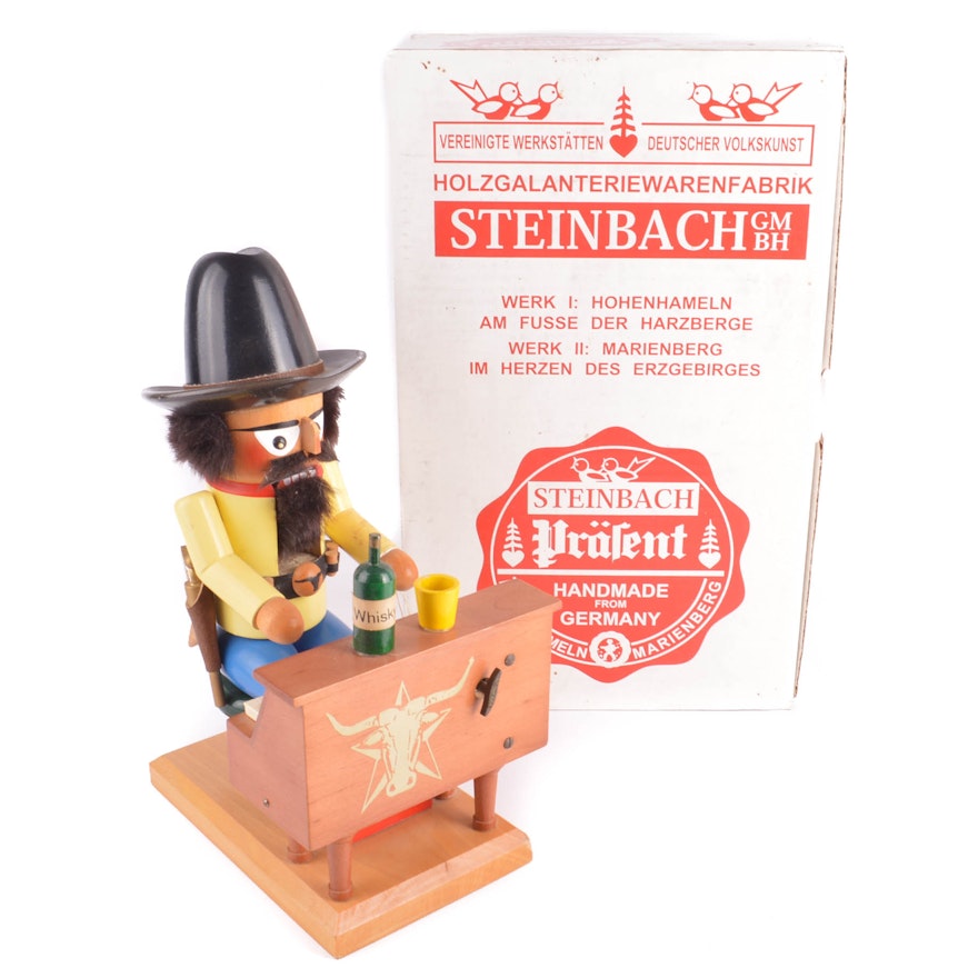 Steinbach "Cowboy On Piano" Handmade Musical Nutcracker