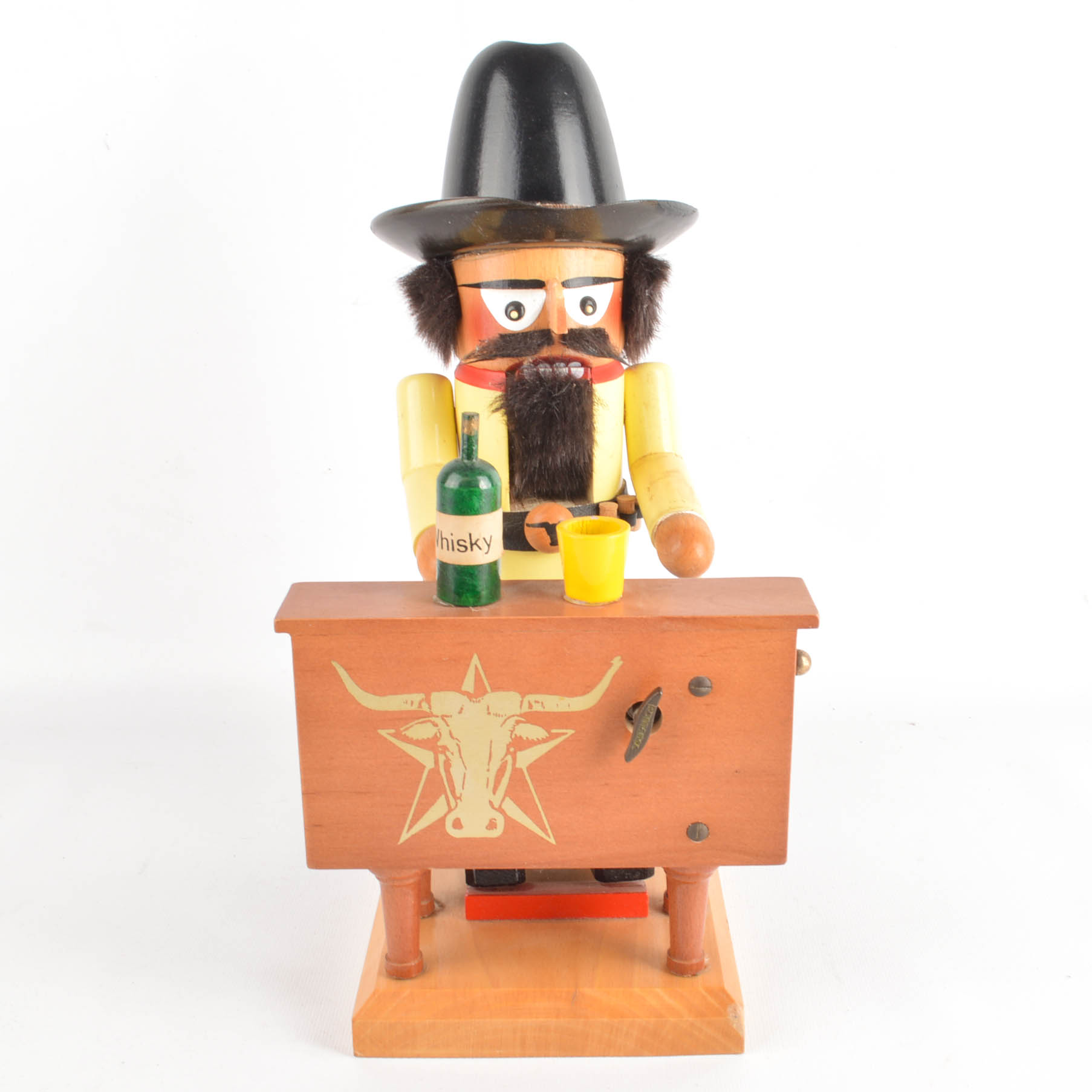 Steinbach "Cowboy On Piano" Handmade Musical Nutcracker