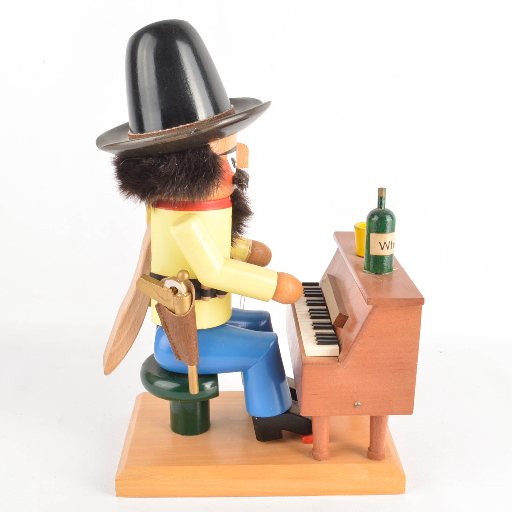 Steinbach "Cowboy On Piano" Handmade Musical Nutcracker