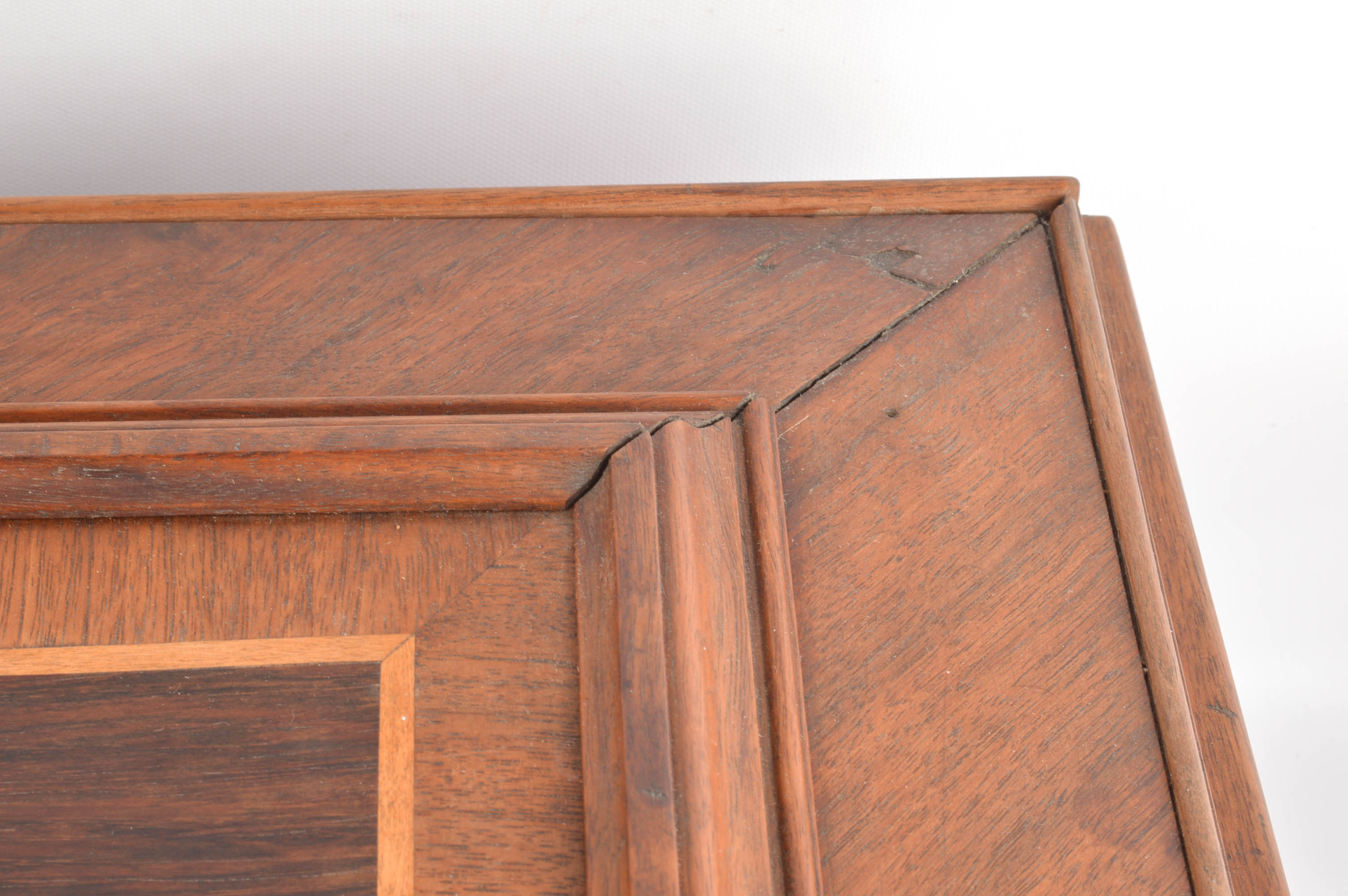 Inlaid Marquetry Box For Polyphon Music Box