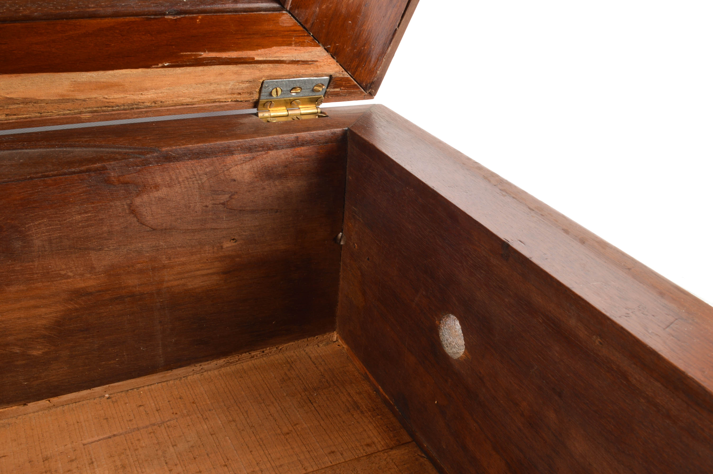 Inlaid Marquetry Box For Polyphon Music Box