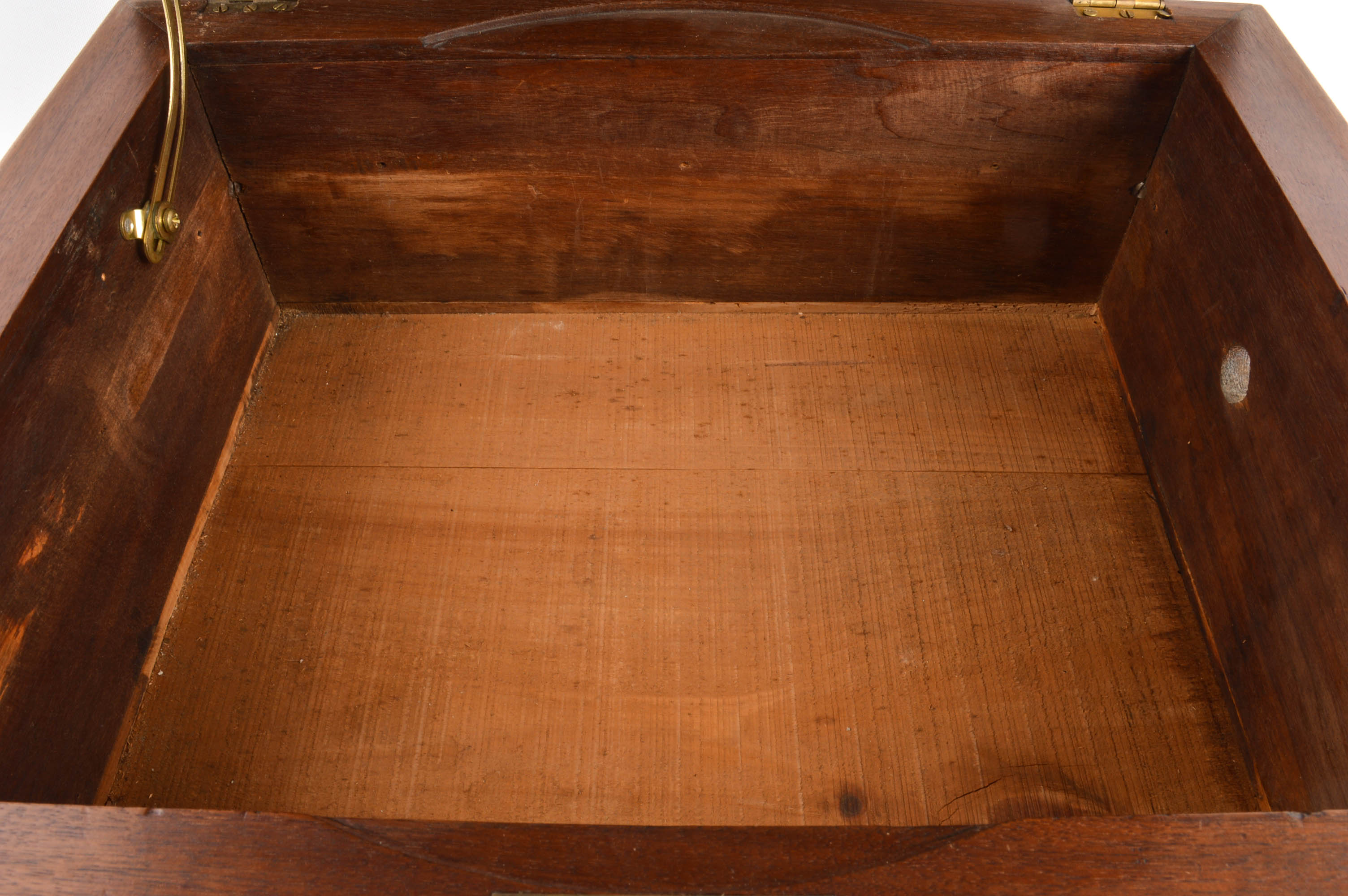 Inlaid Marquetry Box For Polyphon Music Box