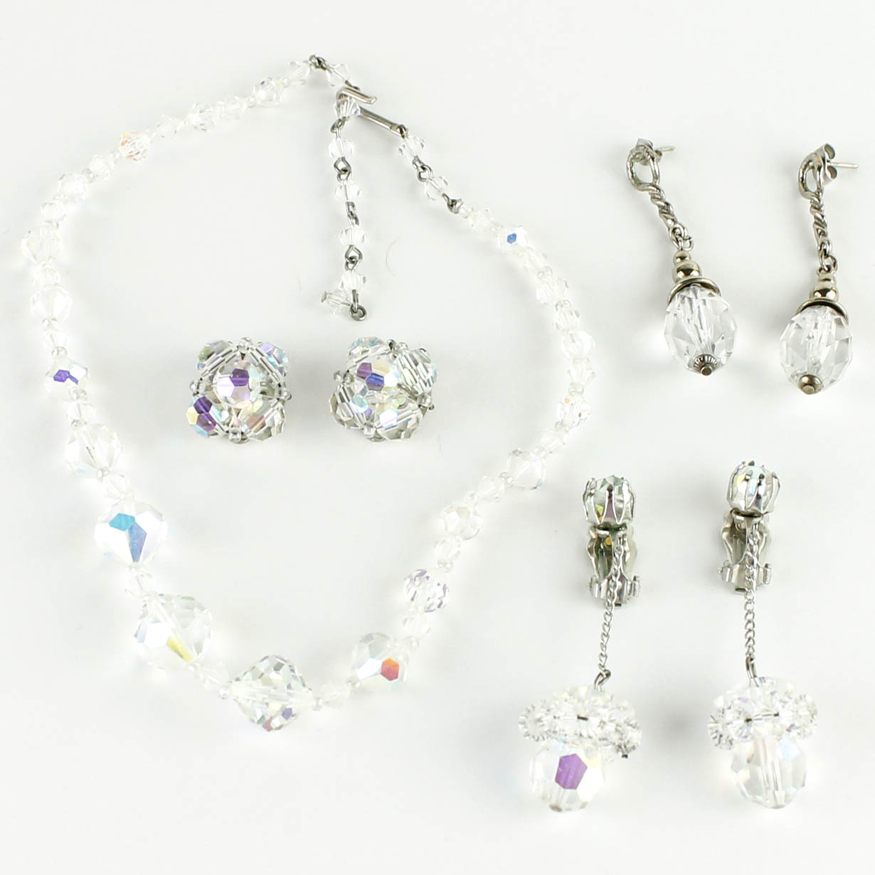 Costume Glass Beaded Jewelry Assortment